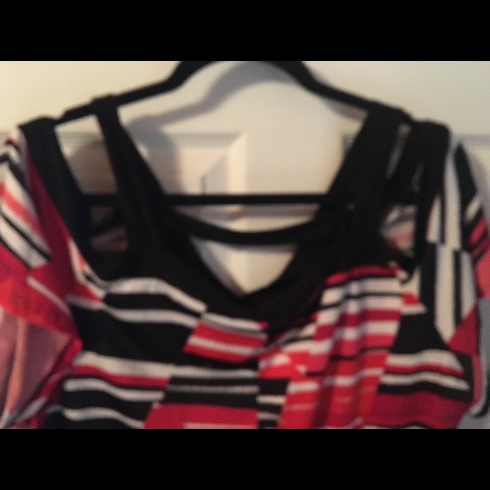Open shoulder shirt